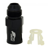 Metal Horse 8AN a GM LS EFI 3/8 Conector hembra de conexión rápida recto negro