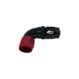 Metal Horse 10AN / AN10 Hose End 90 Degree - Black and Red
