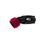Metal Horse 12AN / AN12 Hose End 45 Degree - Black and Red