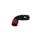 Metal Horse 4AN / AN4 Hose End 90 Degree - Black and Red