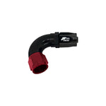 Metal Horse 4AN / AN4 Hose End 120 Degree - Black and Red