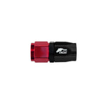 Metal Horse 8AN / AN8 Hose End Straight - Black and Red