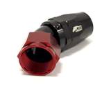 Metal Horse 16AN / AN16 Hose End 45 Degree - Black and Red