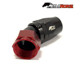 Metal Horse 16AN / AN16 Hose End 45 Degree - Black and Red
