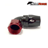 Metal Horse 16AN / AN16 Hose End 90 Degree - Black and Red