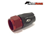 Metal Horse 16AN / AN16 Hose End Straight - Black and Red