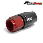 Metal Horse 10AN / AN10 Hose End Straight - Black and Red