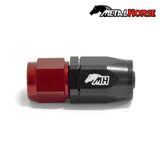 Metal Horse 6AN / AN6 Hose End Straight - Black and Red