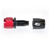 Metal Horse 8AN / AN8 Hose End Straight - Black and Red