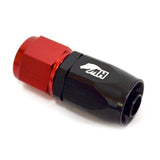 Metal Horse 8AN / AN8 Hose End Straight - Black and Red