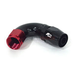 Metal Horse 10AN / AN10 Hose End 120 Degree - Black and Red