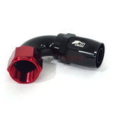 Metal Horse 12AN / AN12 Hose End 120 Degree - Black and Red