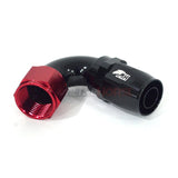 Metal Horse 12AN / AN12 Hose End 120 Degree - Black and Red
