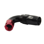 Metal Horse 4AN / AN4 Hose End 120 Degree - Black and Red