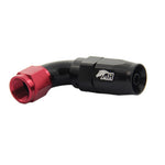 Metal Horse 4AN / AN4 Hose End 90 Degree - Black and Red