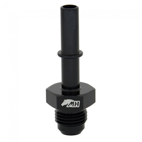 Metal Horse 6AN to GM LS EFI 5/16 Quick Connect Male Fitting Straight Black