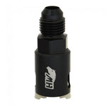 Metal Horse 6AN a GM LS EFI 3/8 Conector hembra de conexión rápida recto negro